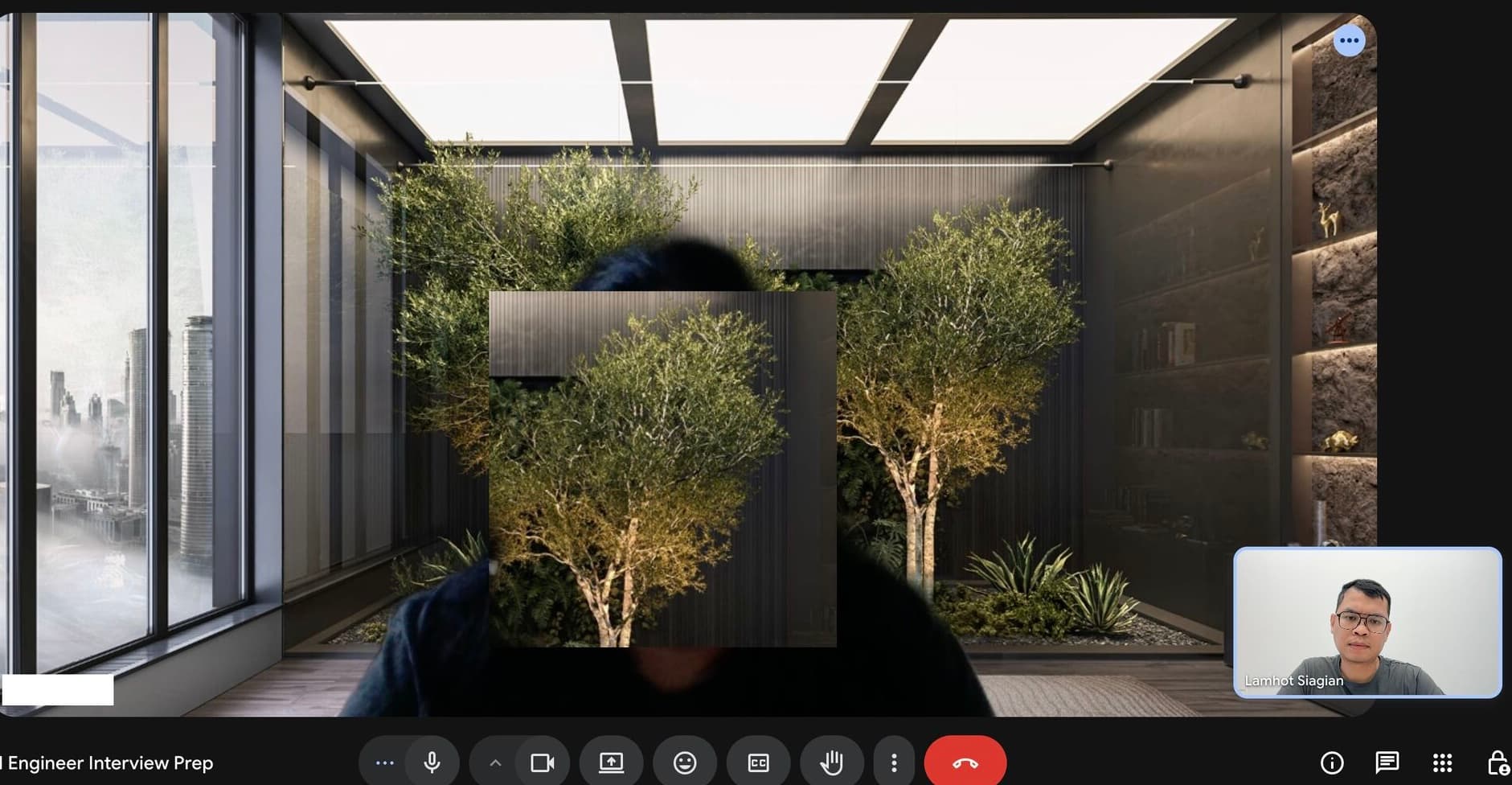 AI Engineer interview prep video call session with Lamhot Siagian